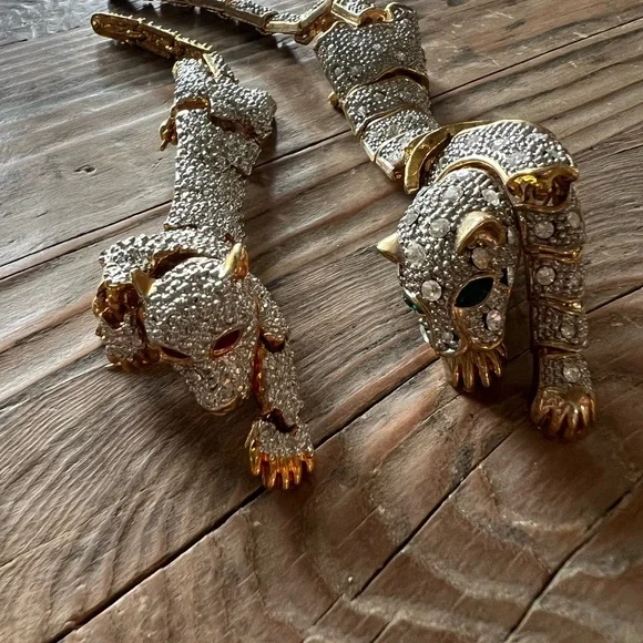 Pair of Panther Brooches - Picture 1 of 4